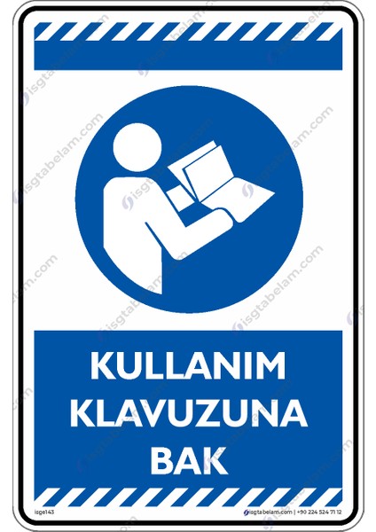 Kullanım Klavuzuna Bak/25x35cm/Etiket fiyatları