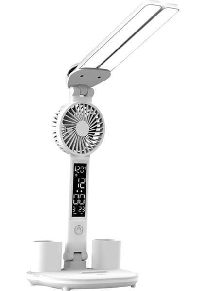 LED Masa Lambası Masa Lambası Fan 3 Modlar Dimmabable Ofis Lambası Masası Işık Fişi (Yurt Dışından) fırsatları