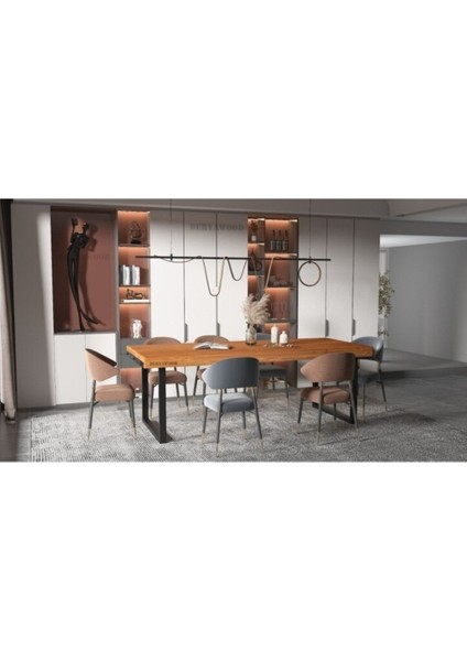 Masif Ahşap Ribes Yemek Masası 85*160*76CM