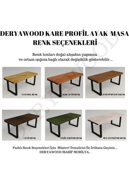 Masif Ahşap Ribes Yemek Masası 85*160*76CM fırsatları