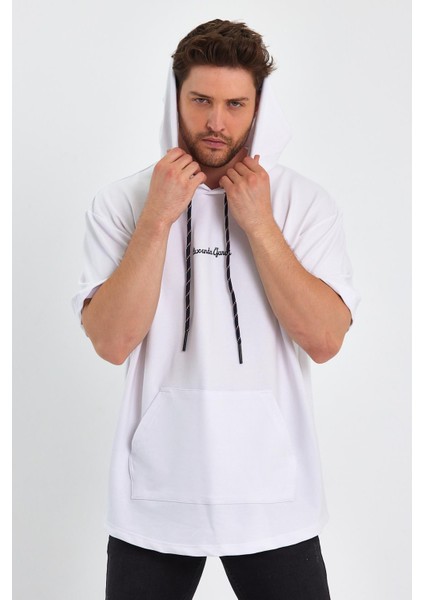 Kapüşonlu Oversize T-Shirt (UN-0098)