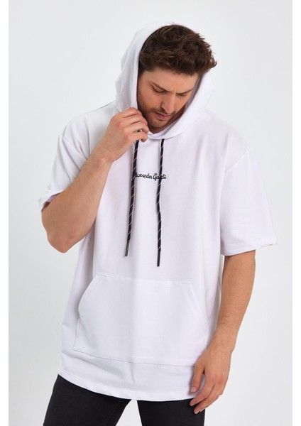 Kapüşonlu Oversize T-Shirt (UN-0098)