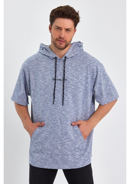 Kapüşonlu Oversize T-Shirt (UN-0098)