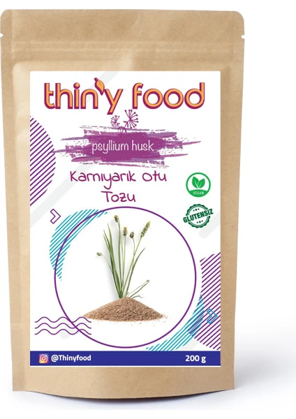 Thiny Food Karnıyarık Otu Tozu (Pisilyum) 200 gr