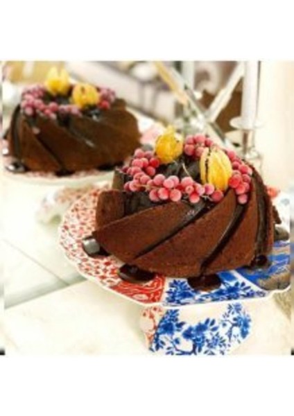Granit Döküm Tart Kalıbı Turta Kek Kalıbı 26 cm Rüzgar Gülü Kırmızı Tart 911 modelleri
