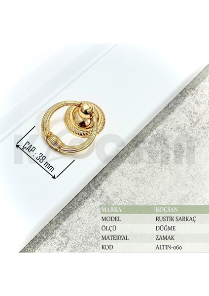 Rustik Sarkaç Kulp Lüks Country Mutfak Mobilya Dolap Çekmece Kulpu Altın Düğme fiyatları