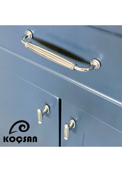 Kardelen Kulp Lüks Country Mutfak Mobilya Dolap Çekmece Kulpu Krom 96 mm fırsatları