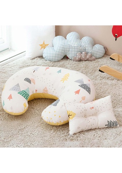 Bebek Hemşirelik Yastığı Besleme Bel Yastık Destek Yastığı Beyaz Ağaçlar Besleme (Yurt Dışından)