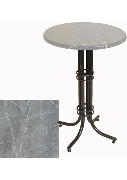 Bistro Masa (Buket Werzalit Yuvarlak 60CM) - Light Temperado