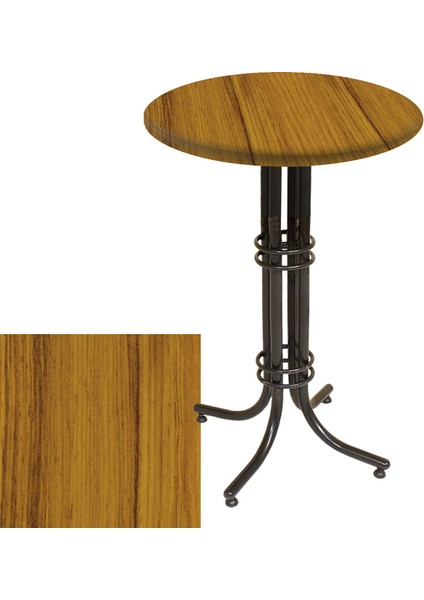 Bistro Masa (Buket Werzalit Yuvarlak 70CM) - Real Teak
