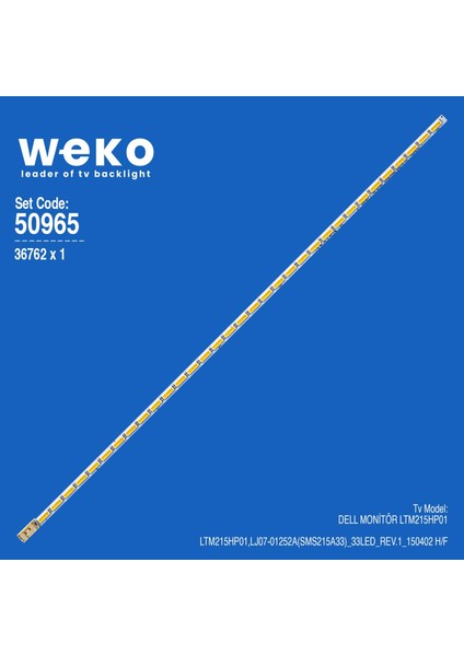 Wkset-5965 36762X1 Ltm215Hp01,Lj07-01252A(Sms215A33)_33Led_Rev.1_150402 H/F 1 Adet Led Bar