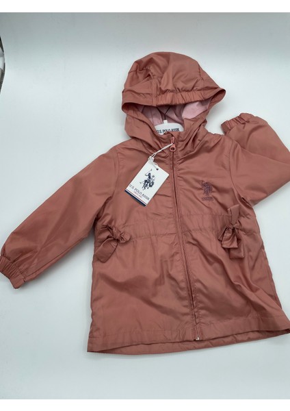 Pembe Kız Bebek Yağmurluk