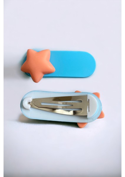 Çocuk 2 Adet Yıldız Figürlü Çıtçıt Toka fiyatları