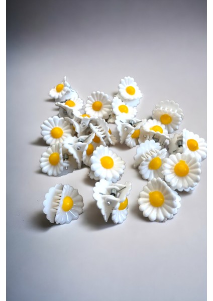 Kadın 20 Adet Papatya Saç Süsü Toka