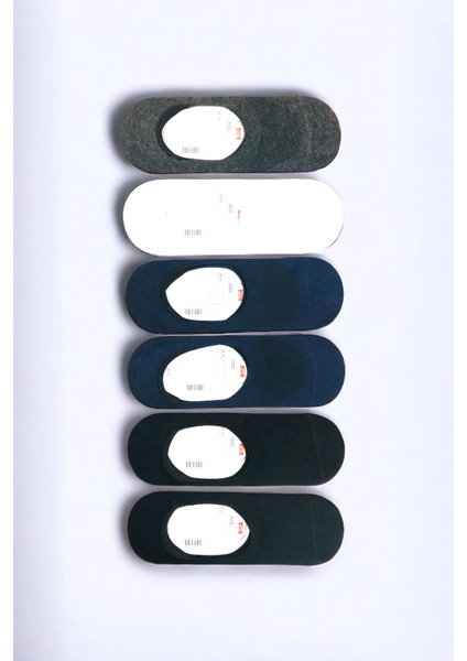 Erkek 6 Çift Kaymaz Silikonlu Görünmez Babet Çorap Seti indirimleri