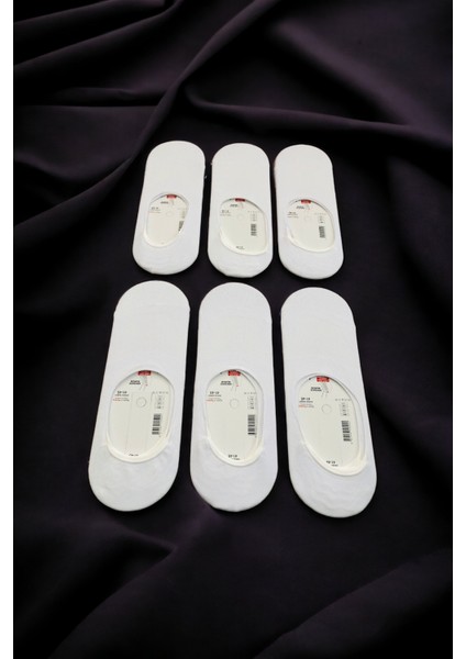 Erkek 6 Çift Kaymaz Silikonlu Görünmez Babet Çorap Seti fiyatları