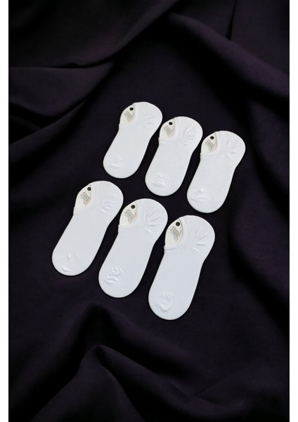 Erkek 6 Çift Kaymaz Görünmez Sneaker Çorap Seti fırsatları