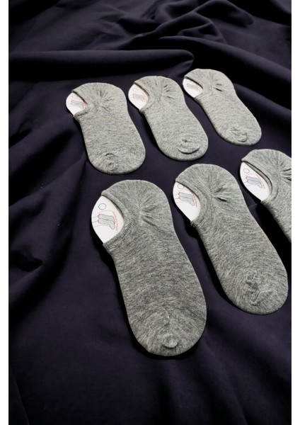 Erkek 6 Çift Kaymaz Görünmez Sneaker Çorap Seti modelleri