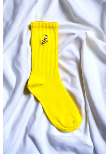 Kadın Nakışlı Soket Çorap