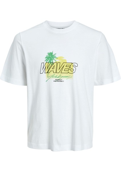 Baskılı Bisiklet Yaka Erkek Tişört 12234242