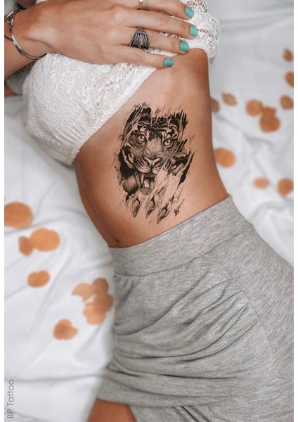 Kaplan Pençesi Tattoo Gerçek Dövme Görünümlü Geçici Dövme fiyatları