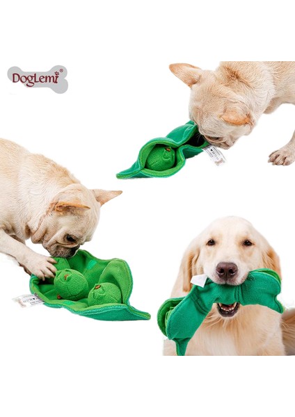 Yeni Evcil Hayvan Bezelye Saklar Peluş Oyuncak Evcil Hayvan Koklama Köpek Oyuncağı Evcil Hayvan Eğitim Oyunu Köpek Peluş Oyuncak (Yurt Dışından) modelleri