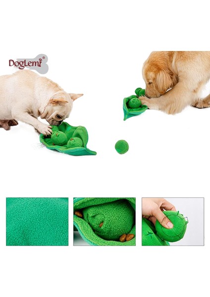 Yeni Evcil Hayvan Bezelye Saklar Peluş Oyuncak Evcil Hayvan Koklama Köpek Oyuncağı Evcil Hayvan Eğitim Oyunu Köpek Peluş Oyuncak (Yurt Dışından) fırsatları