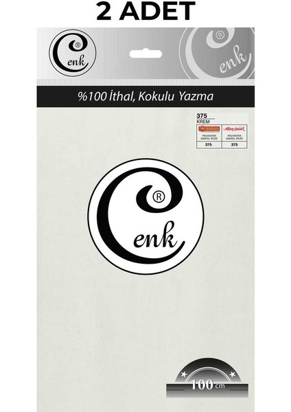 Cenk Dikişsiz Düz Yazma 100 cm 2 Li 375