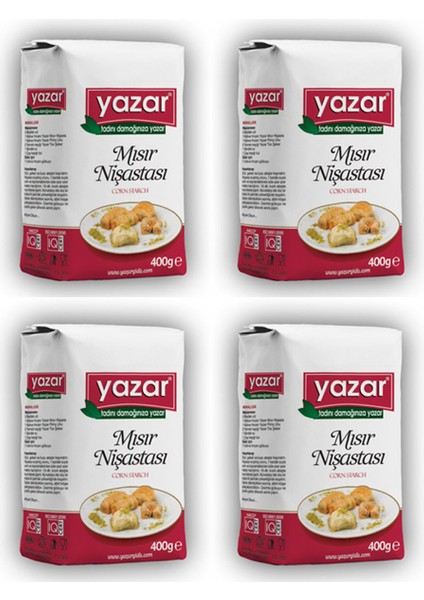 Mısır Nişastası 400 gr x 4 Paket