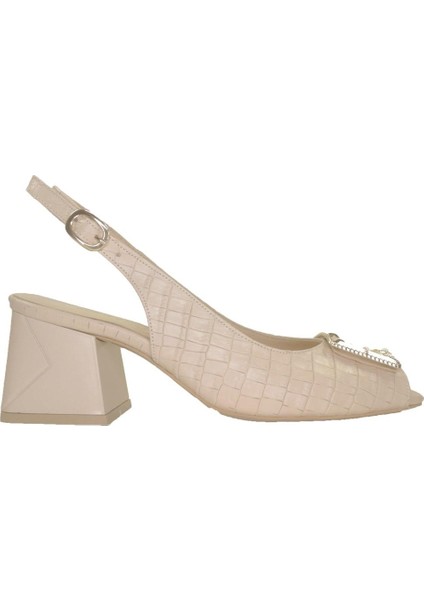 Kadın Deri Topuklu Sandalet 150-472 fiyatları