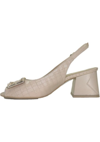 Kadın Deri Topuklu Sandalet 150-472 modelleri