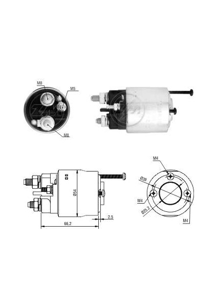 Mars Otomatıgı 12V Opel Movano/vıvaro 2.5 Cdtı/renault Laguna/master/trafıc Zm 2496 Oem