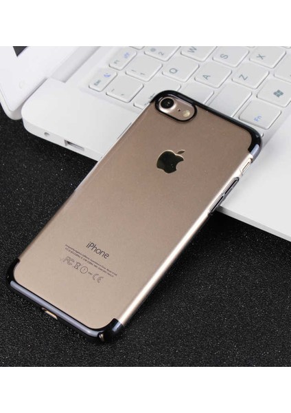 Apple iPhone Se 2020 Ultra Ince Renkli Kenarlı Silikon Kılıf