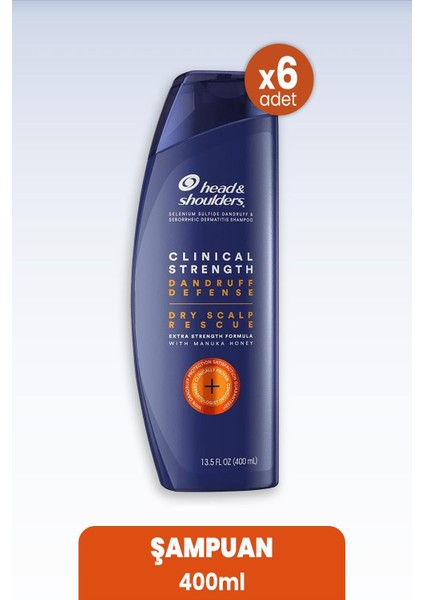 Clinical Strength Şampuan 400 Ml X 6 Adet