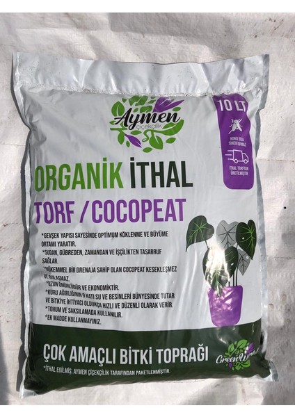10 Litre Organik Ithal Çok Amaçlı Bitki Toprağı - Her Türlü Çiçek, Fide, Fidan, Sebze Için fiyatları