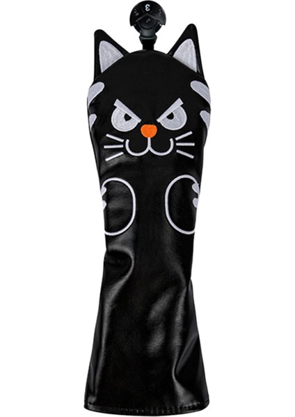 Su Geçirmez Golf Başı Kapaklar Golf Ipucu Koruyucusu Ekipman Takozlar Atıcı Headcover 3 Fairwaywood Black (Yurt Dışından)