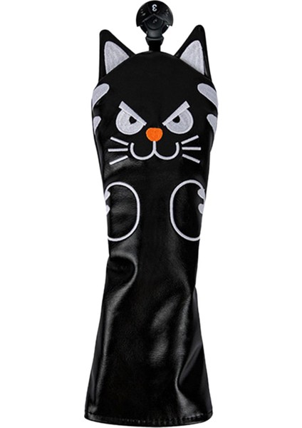 Su Geçirmez Golf Başı Kapaklar Golf Ipucu Koruyucusu Ekipman Takozlar Atıcı Headcover 3 Fairwaywood Black (Yurt Dışından) modelleri