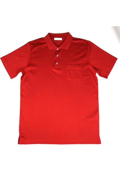 SM23SK23001 Sabri Özel Merserize P. Yaka Tshirt Bordo