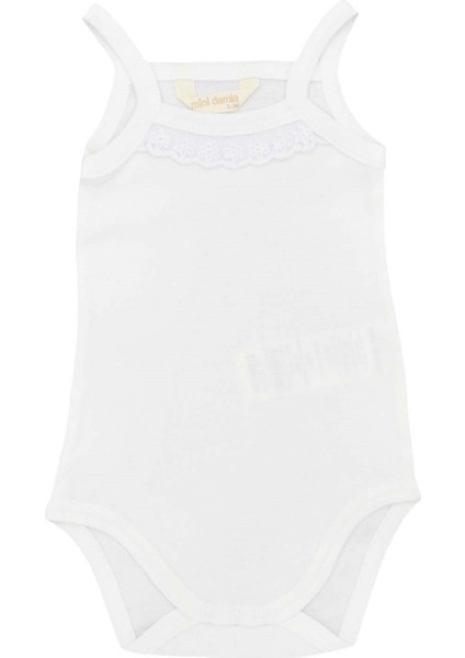 Penye Ip Askılı Ay Bebek Body 44281