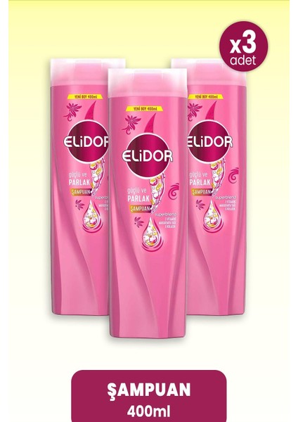 Superblend Şampuan Güçlü Ve Parlak 400 Ml X 3 Adet