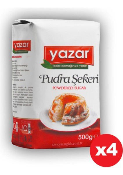 Pudra Şekeri 500 gr x 4 Paket