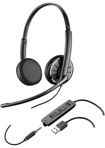 Blackwire C325 Headset 204446-02 Voip Mic Kulaklık