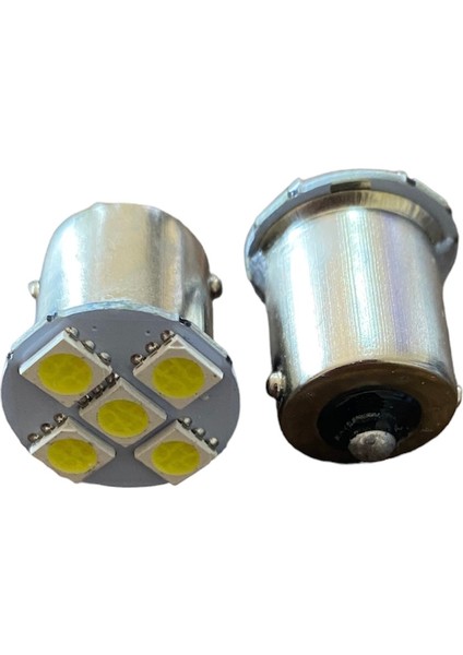 12V 5 LED 67 Smd Beyaz Ampul