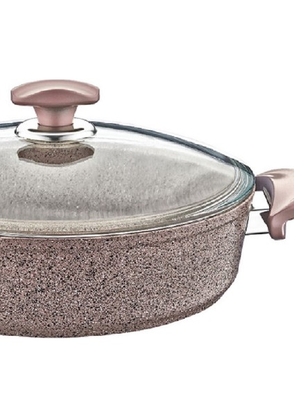Granit 26x7,5 Cm Karnıyarık Tencere 3310 Gri