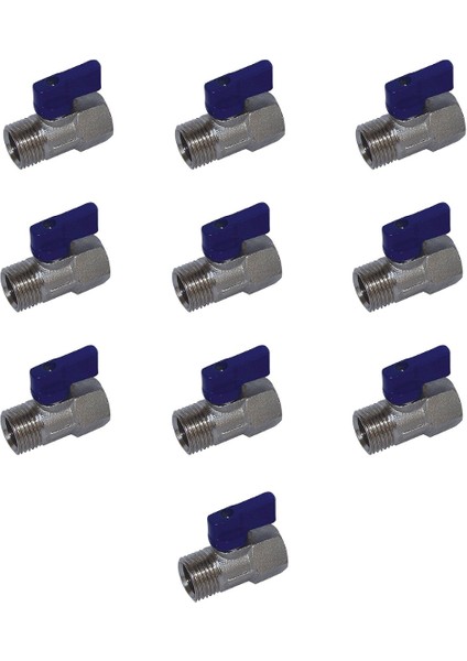 Mini Küresel Vana 1/2 Avantajlı 10 Adet