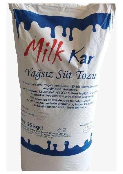 Milkkar Yağsız Süt Tozu