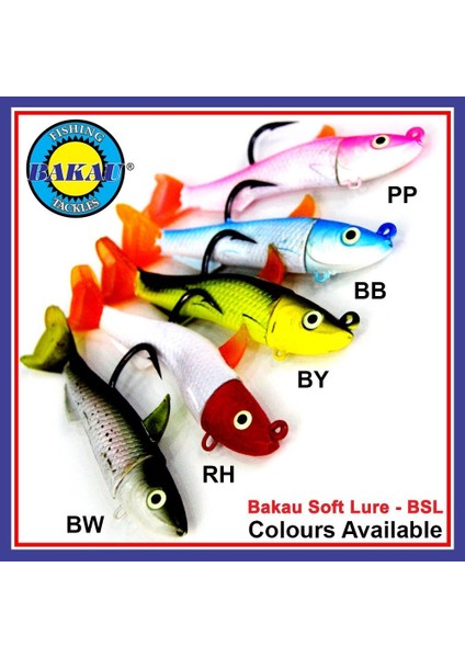Soft Lure Bsl 610 #10G (6cm) 1+2 Set