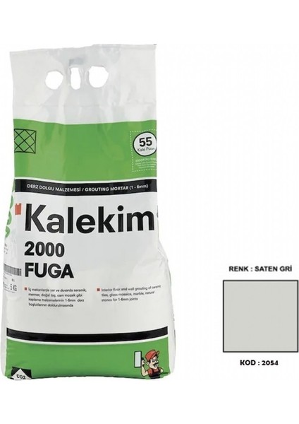 Fuga Derz Dolgusu Saten Gri 2054 5 kg