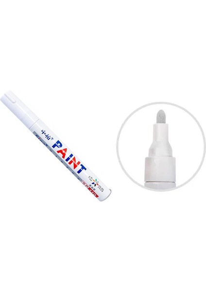 Paint Marker Beyaz 2-4mm Uç Kalınlığı 12Lİ Paket fiyatları