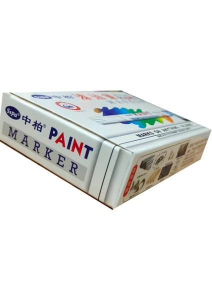 Paint Marker Beyaz 2-4mm Uç Kalınlığı 12Lİ Paket fırsatları